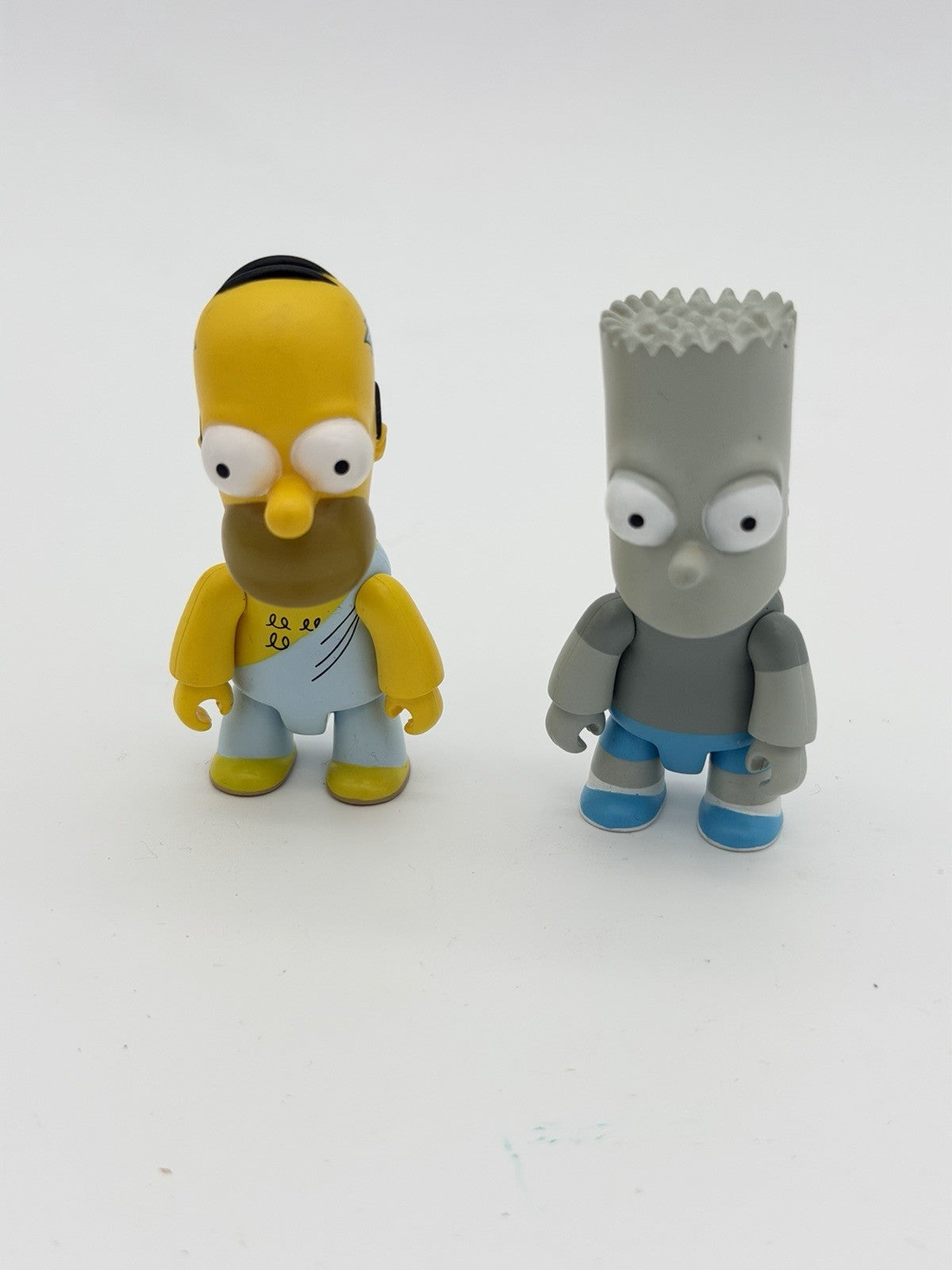 Kidrobot The Simpson Vinyl Homer & Bart Simpson Action Figurines 2008 Rare