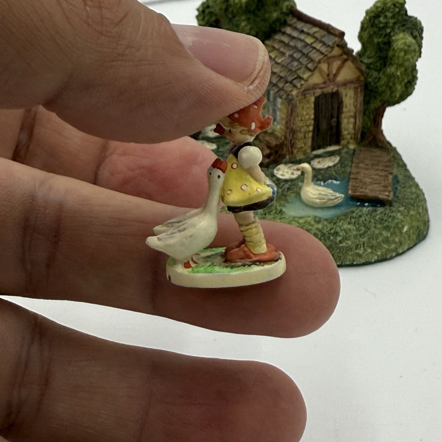 The Danbury Mint Goose Girl Hummel Goebel Miniature 292-P Figurines