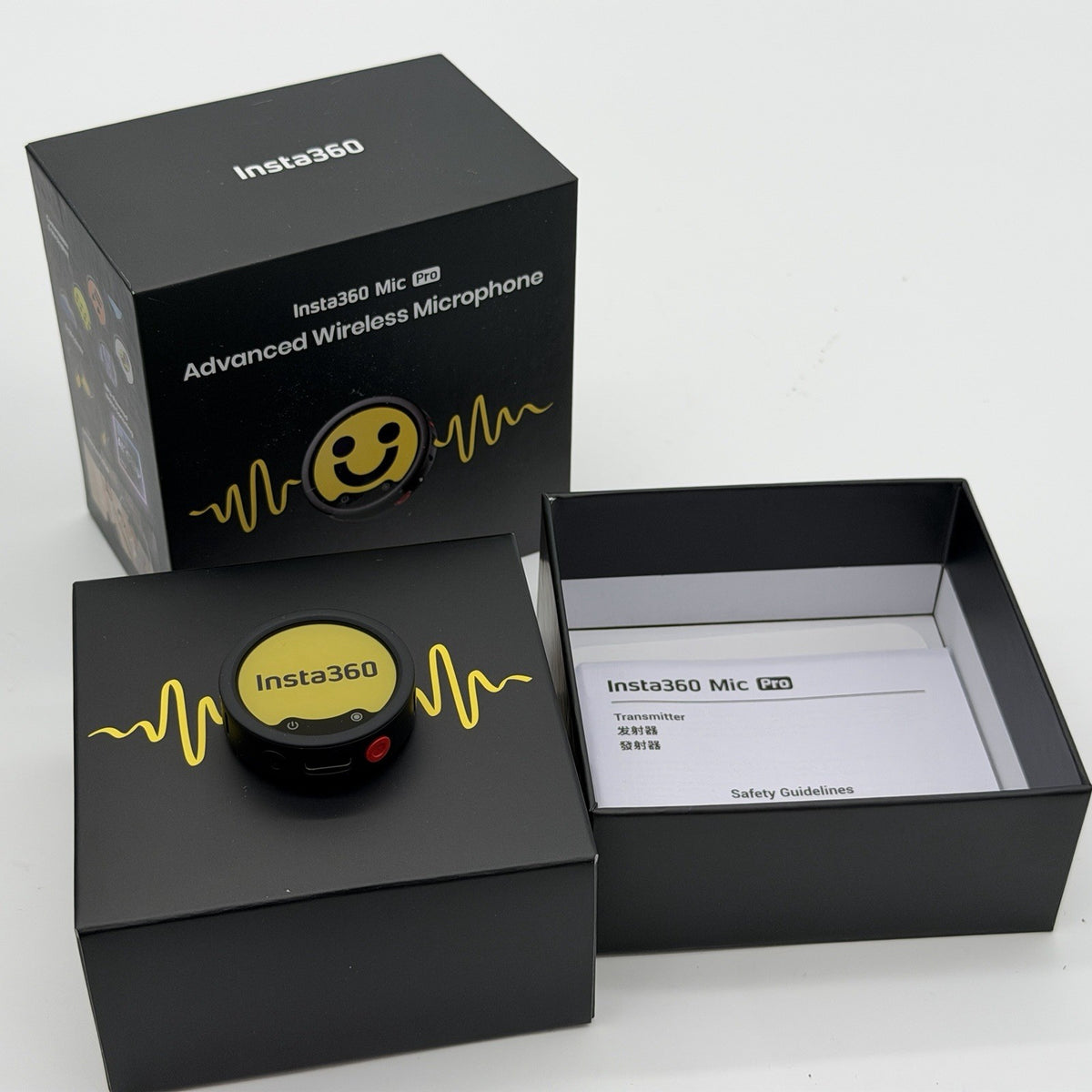 Insta360 Mic Pro Wireless Lavalier Microphone Transmitter - 2.4 GHz