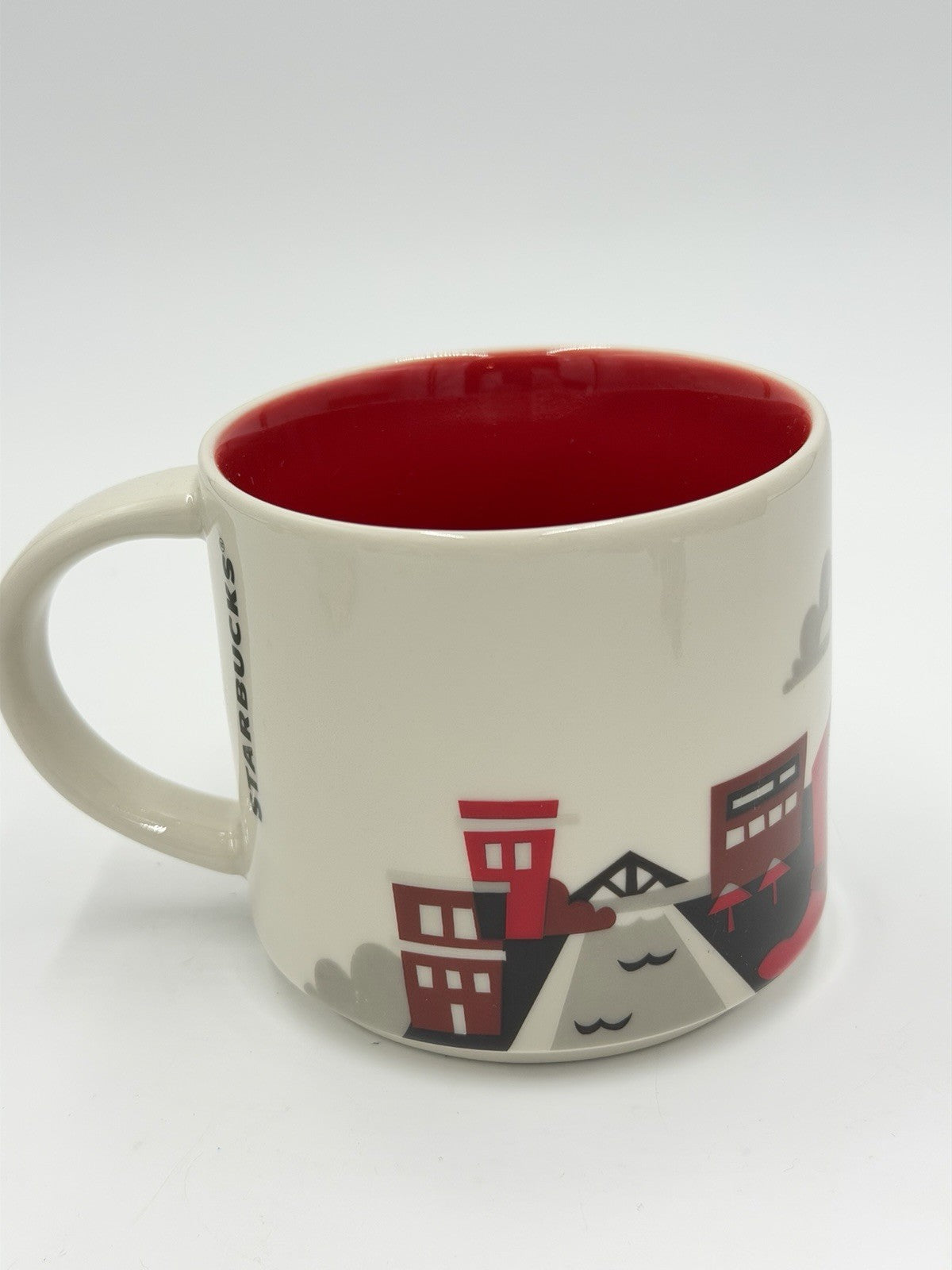 Starbucks Coffee Mug You Are Here Collection 2016 OKLAHOMA 14 oz Ceramic Red