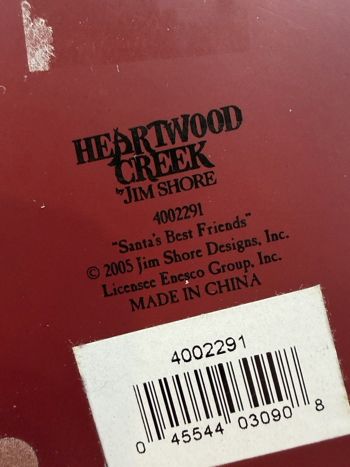 Jim Shore Santa Best Friend Dog & Cat Christmas Santa Figurine 10”H