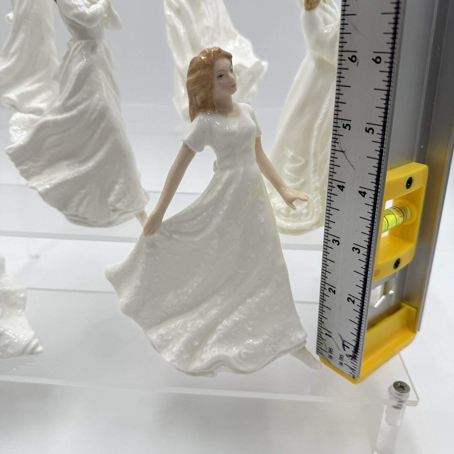 Royal Doulton Porcelain England White Ladies By A. Maslankowski Figurines Set