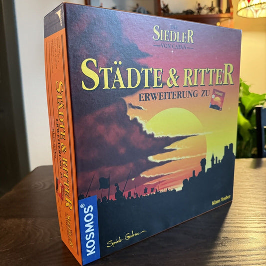 Kosmos Die Siedler von Catan Städte und Ritter Holzausgabe Brettspiel Settlers