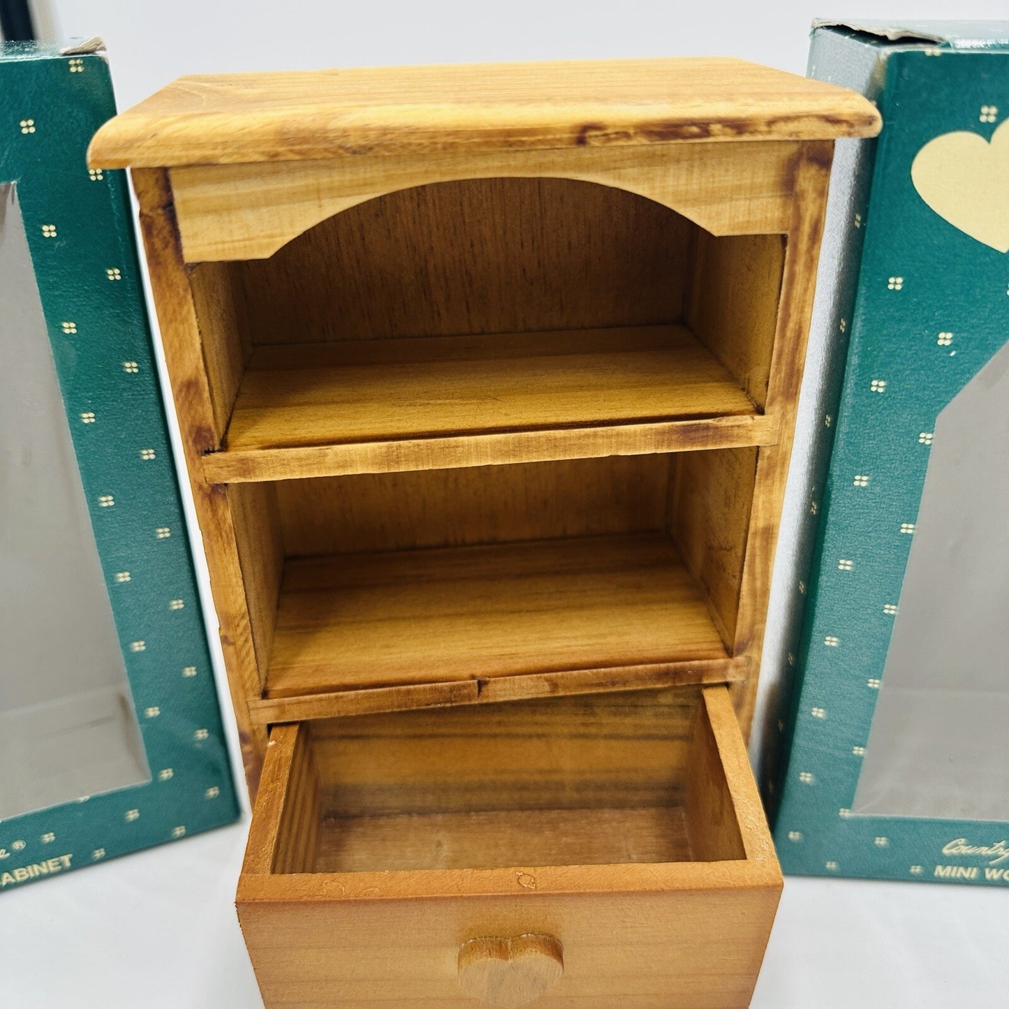Country Treasure Dollhouse Furniture Wood Cabinet Item 7052  6.5” 1989 Miniature