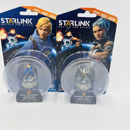 Starlink Battle For Atlas Action Figurine Levi McGray & Razor Lemay Ubisoft 2018