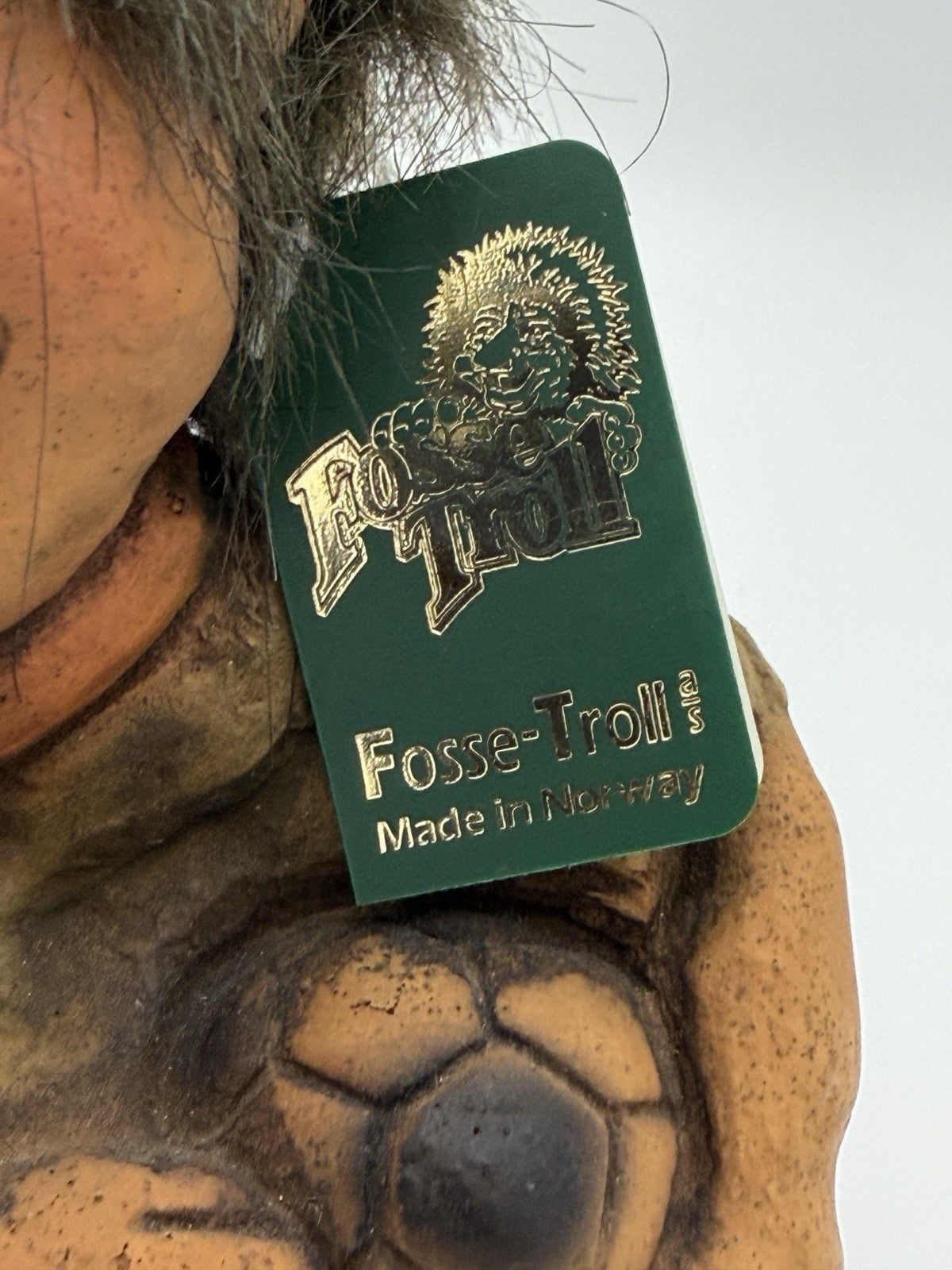 Fosse-Troll Pottery Norway Soccer Ball Boy 7”H W/Tag Sven Schulze Figurine