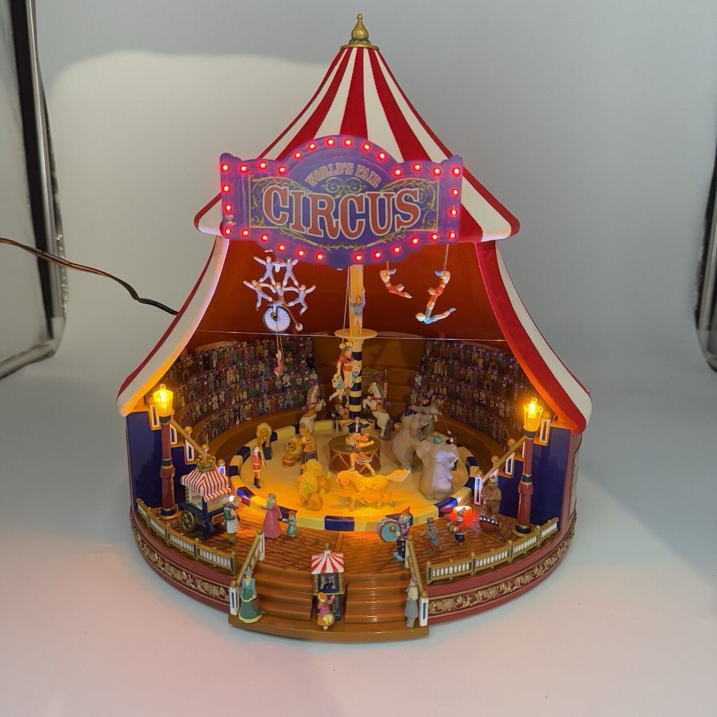 Mr Christmas The Gold Label Collection World's Fair Big Top Animated Circus Work