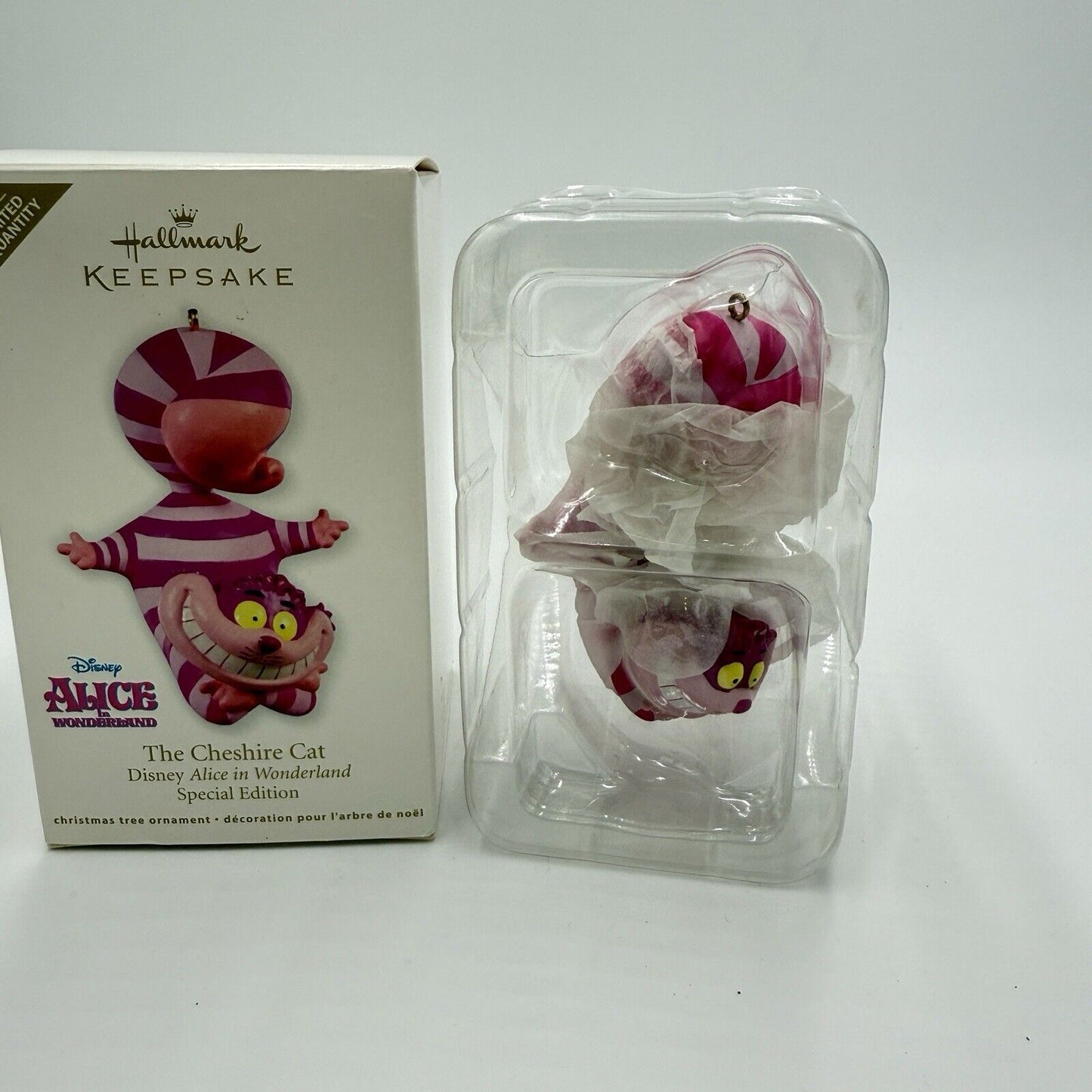 2012 Hallmark Ornament The Cheshire Cat Disney's Alice In Wonderland Ltd Ed NIB