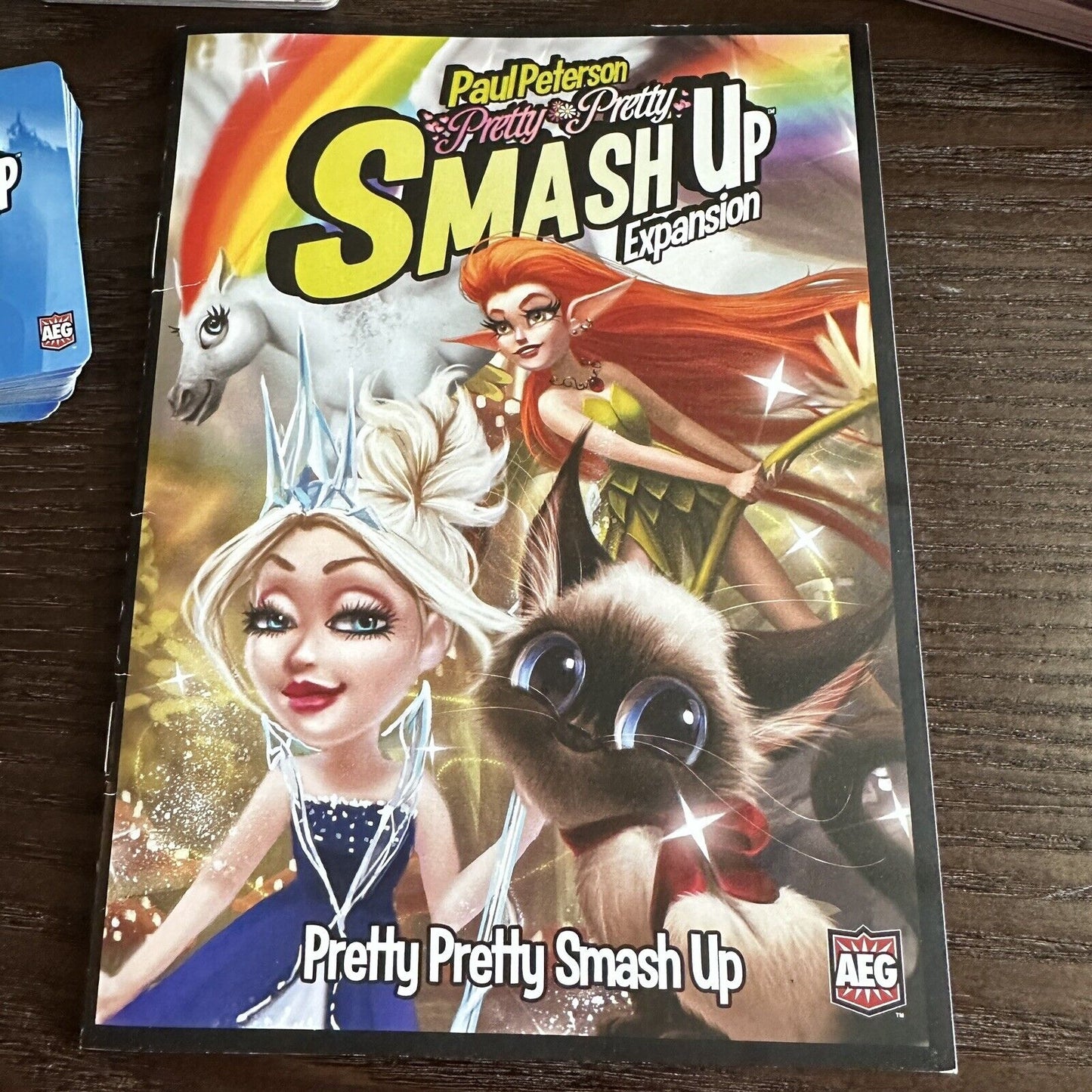 AEG Smash Up Expansion Big Geeky Box Base Game Plus Extra Cards & Pretty Pretty