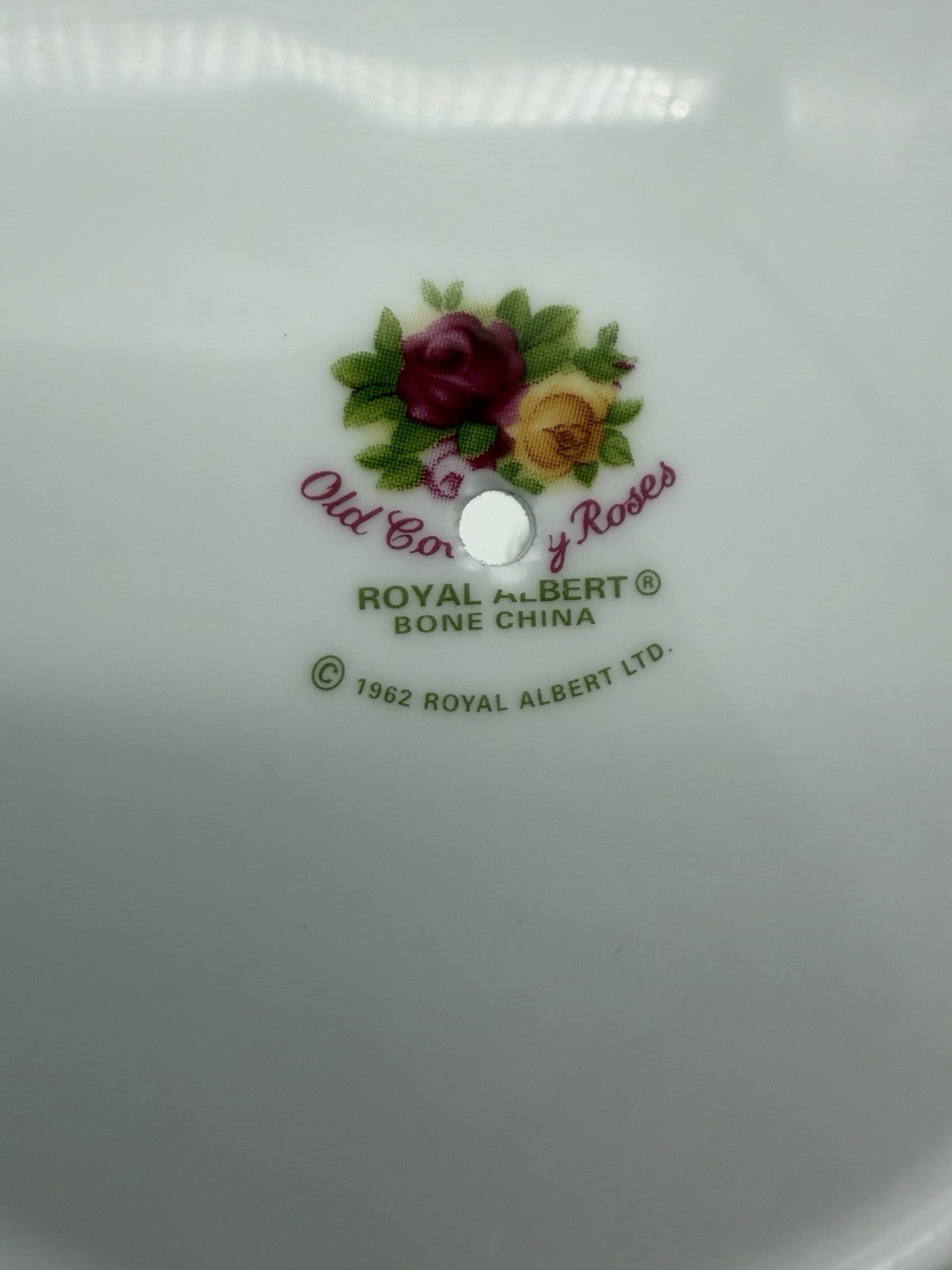 Royal Albert 3 Tier Old Country Roses England Dessert Stand Porcelain 13”vintage