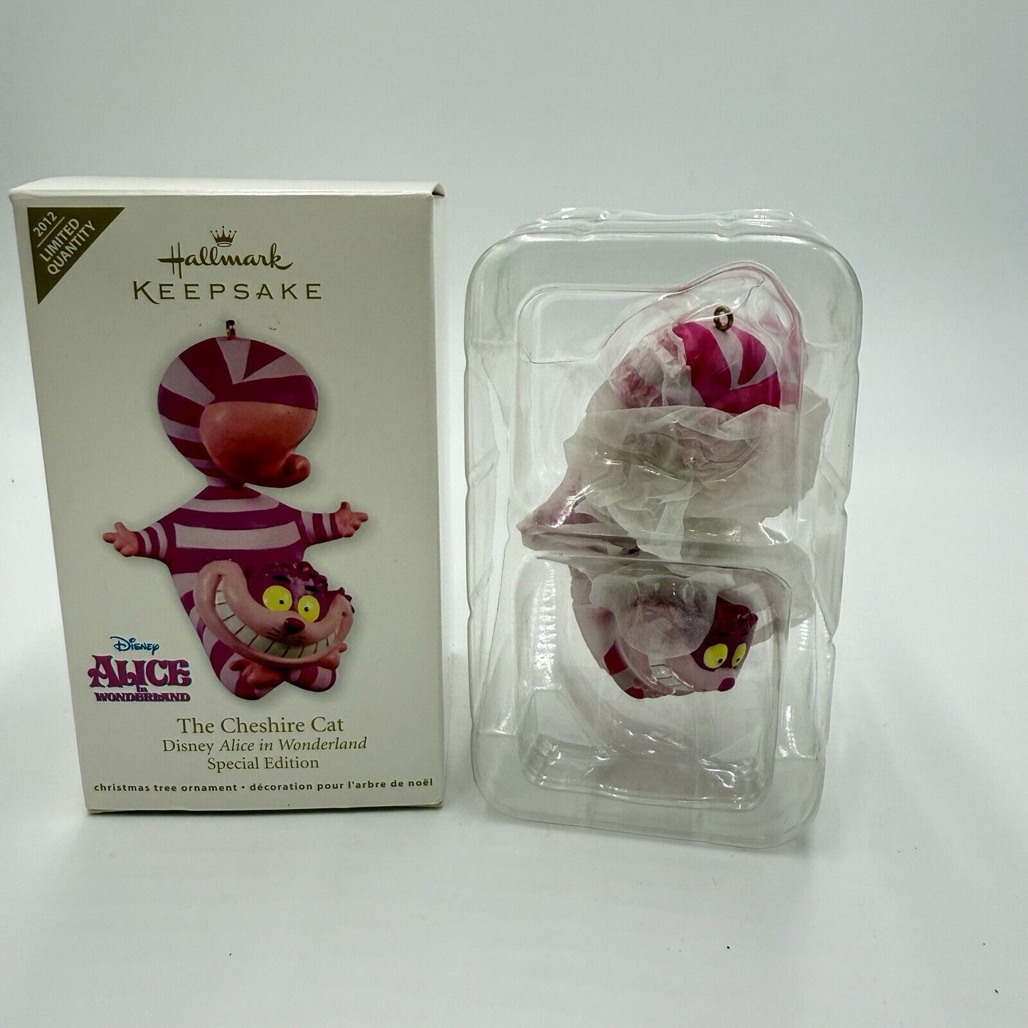 2012 Hallmark Ornament The Cheshire Cat Disney's Alice In Wonderland Ltd Ed NIB