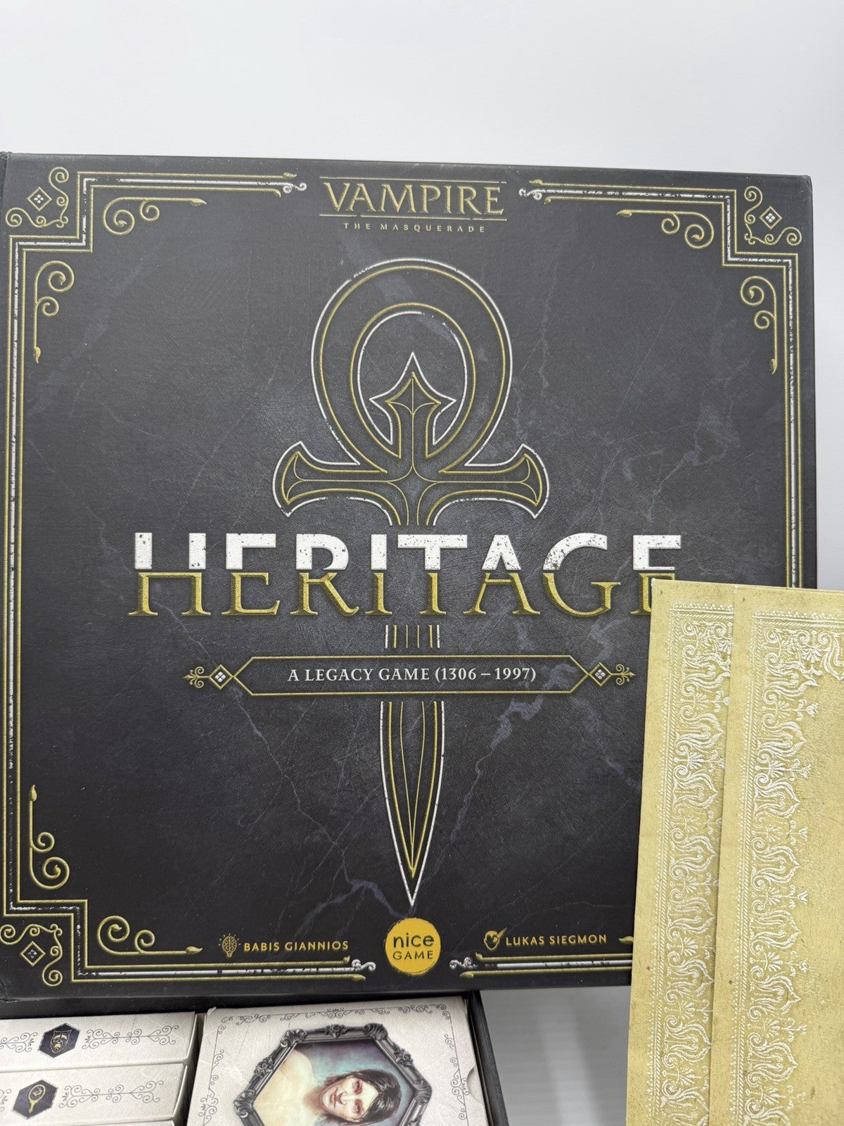 Vampire The Masquerade Heritage A Legacy Board Game 1306-1997 Used