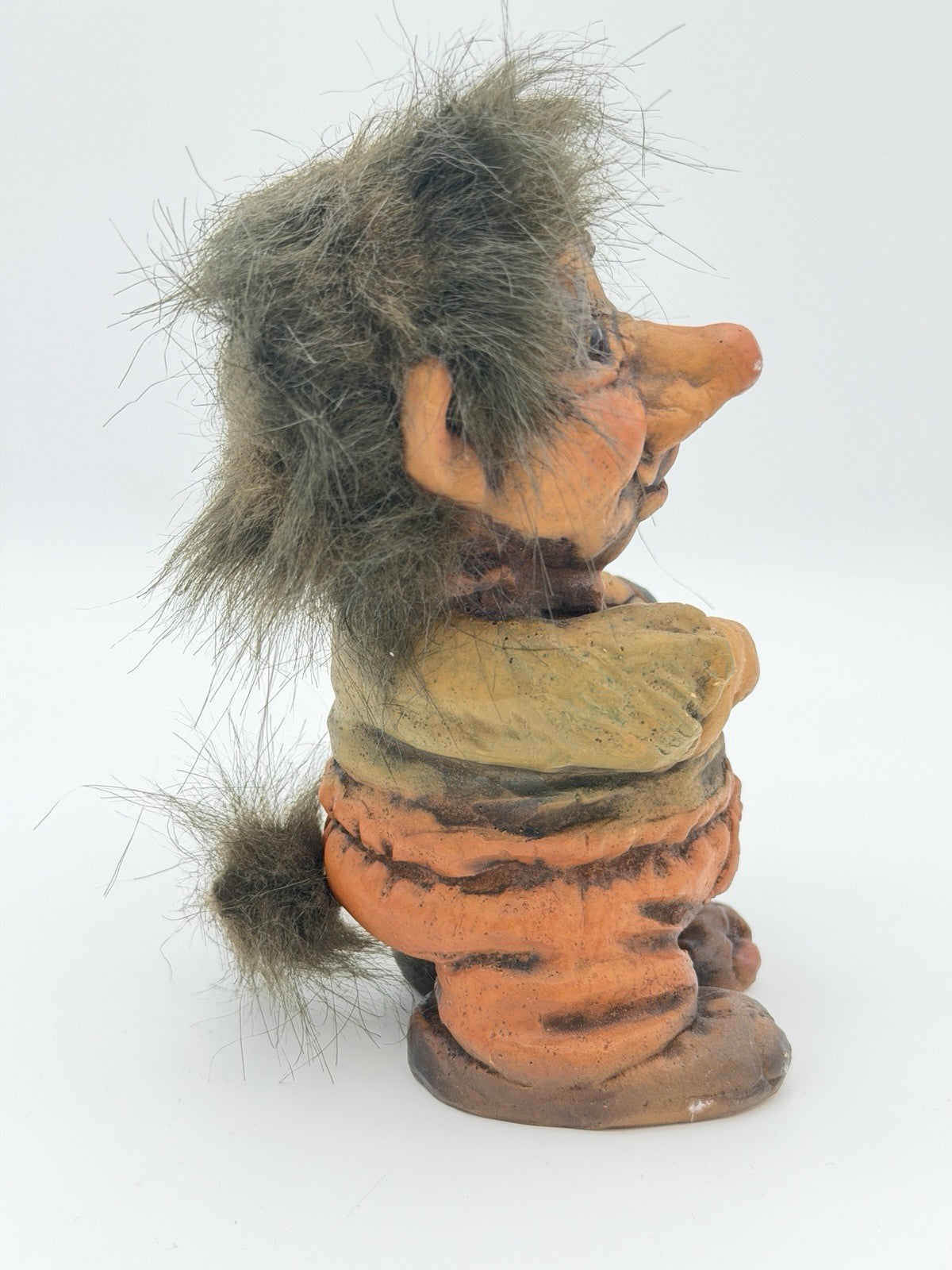 Fosse-Troll Pottery Norway Soccer Ball Boy 7”H W/Tag Sven Schulze Figurine