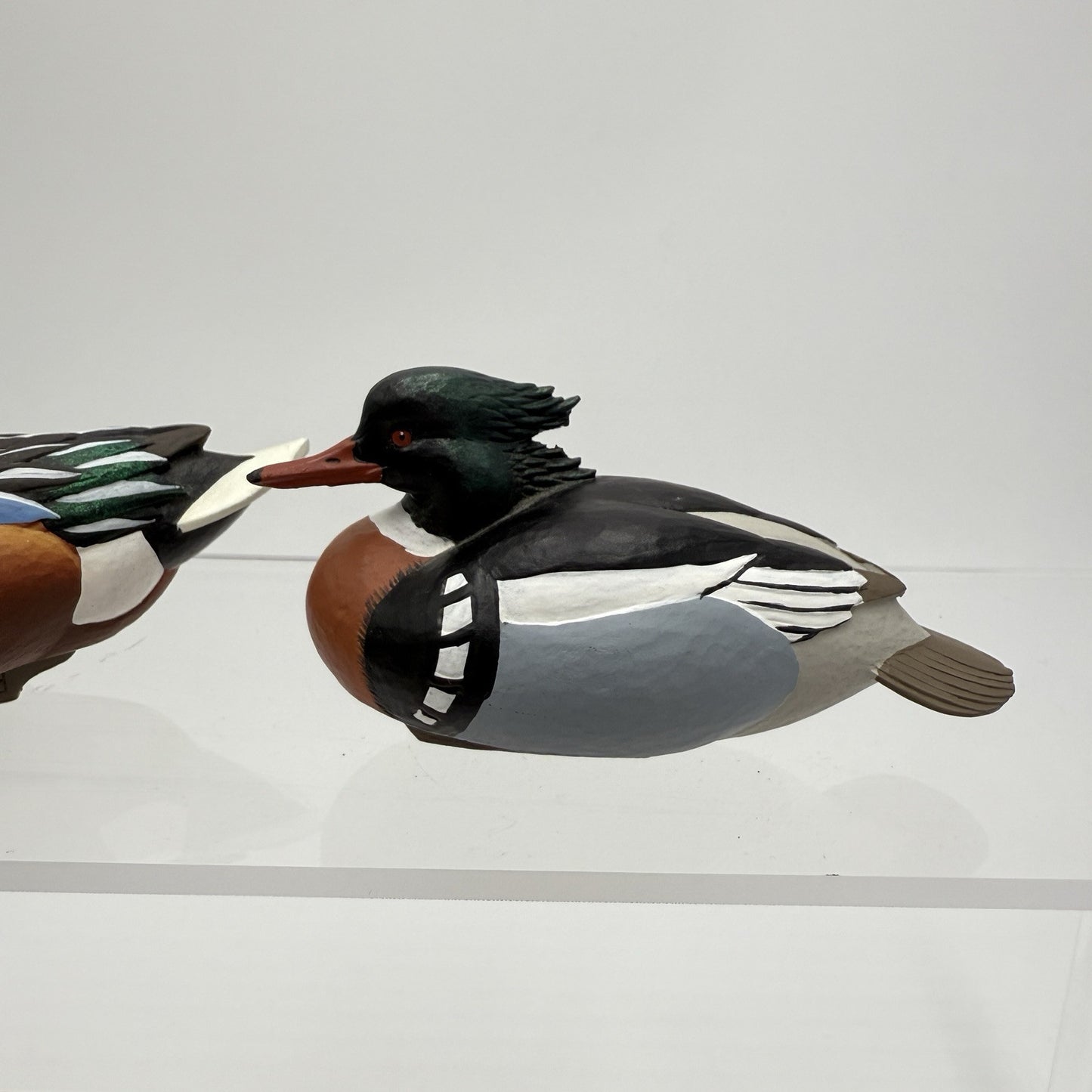 Ducks Unlimited Red Breasted &North Shoveler Jett Brunet Mini Decoy Figurines