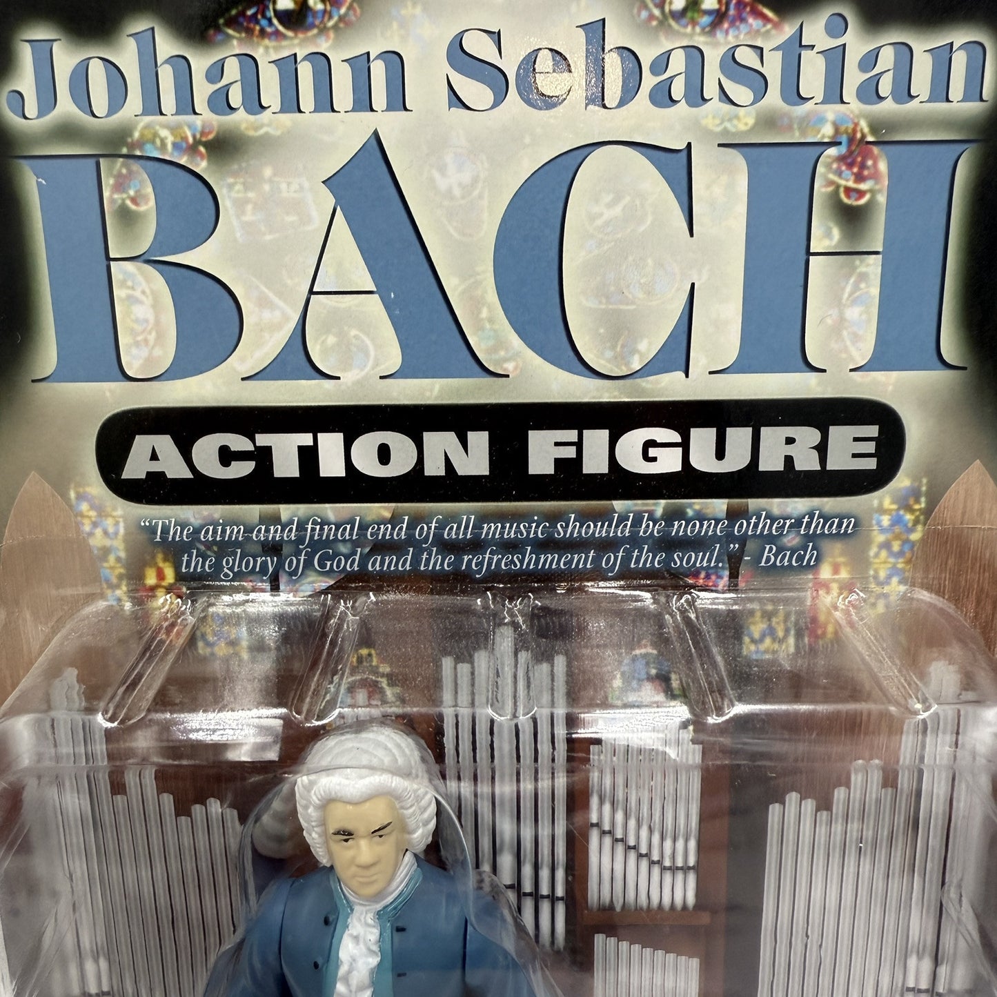 Accoutrements Johann Sebastian Bach Action Figure w/Stool 5.5" Composer Sealed