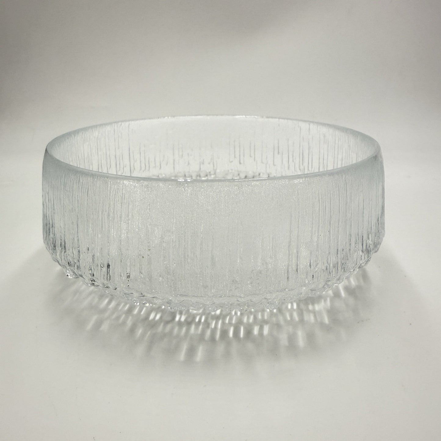 Iittala Ultima Thule Footed Glass Serving Bowl Tapio Wirkkala Finland /Tea Light