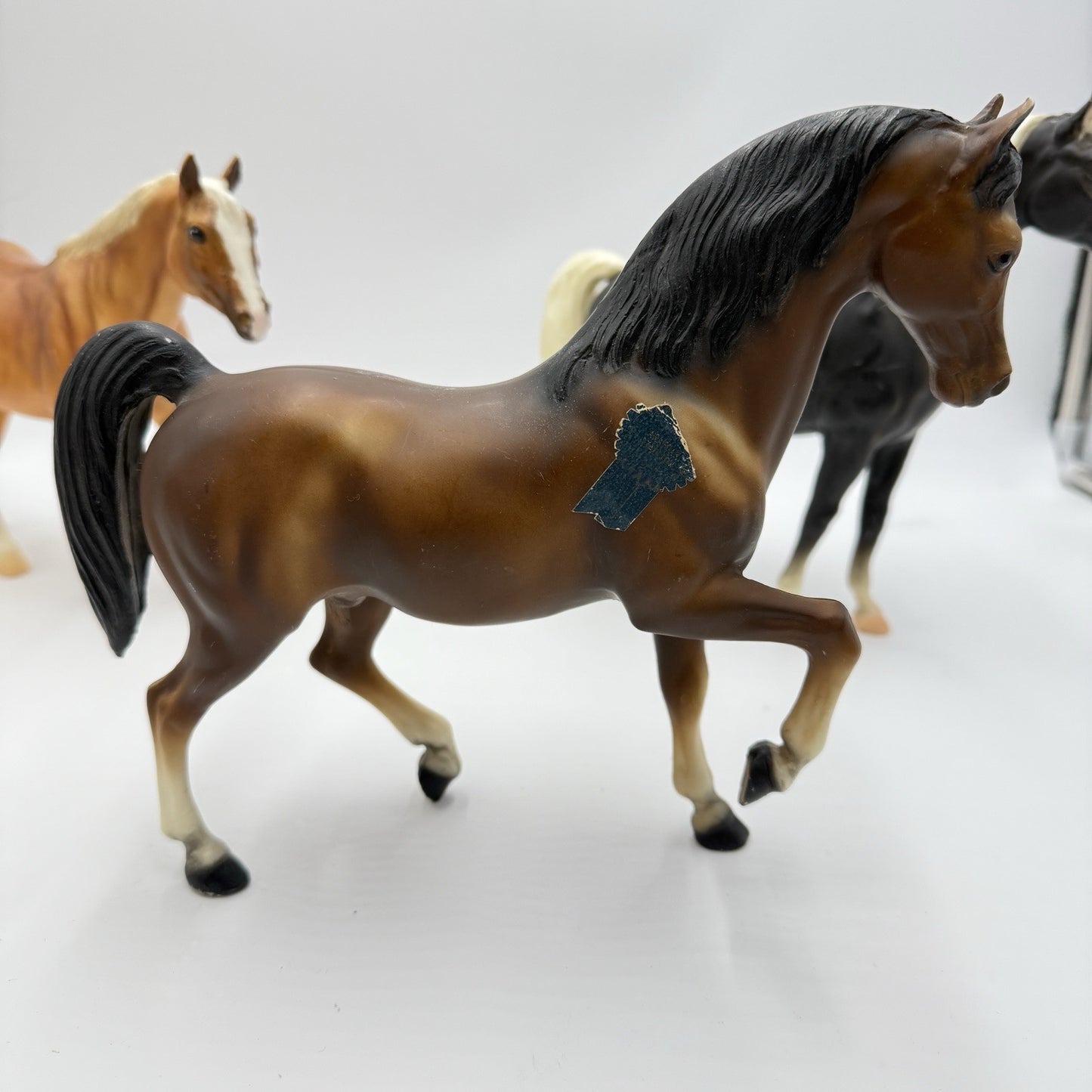 Vintage Breyer USA Horse Models Palomino And Arabian Family Set