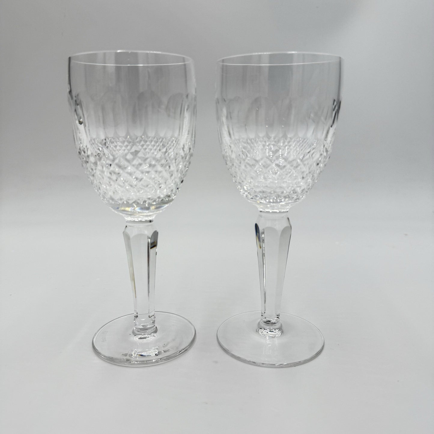 Waterford Crystal Colleen Claret Wine Tall Stem 6 1/2" Set Of 2