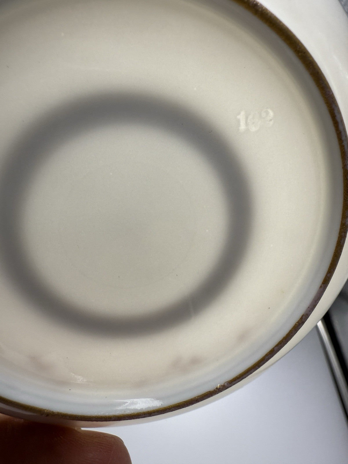 Antique Sevres Porcelain Litron Cup And Saucer 18th Century Painted # 162