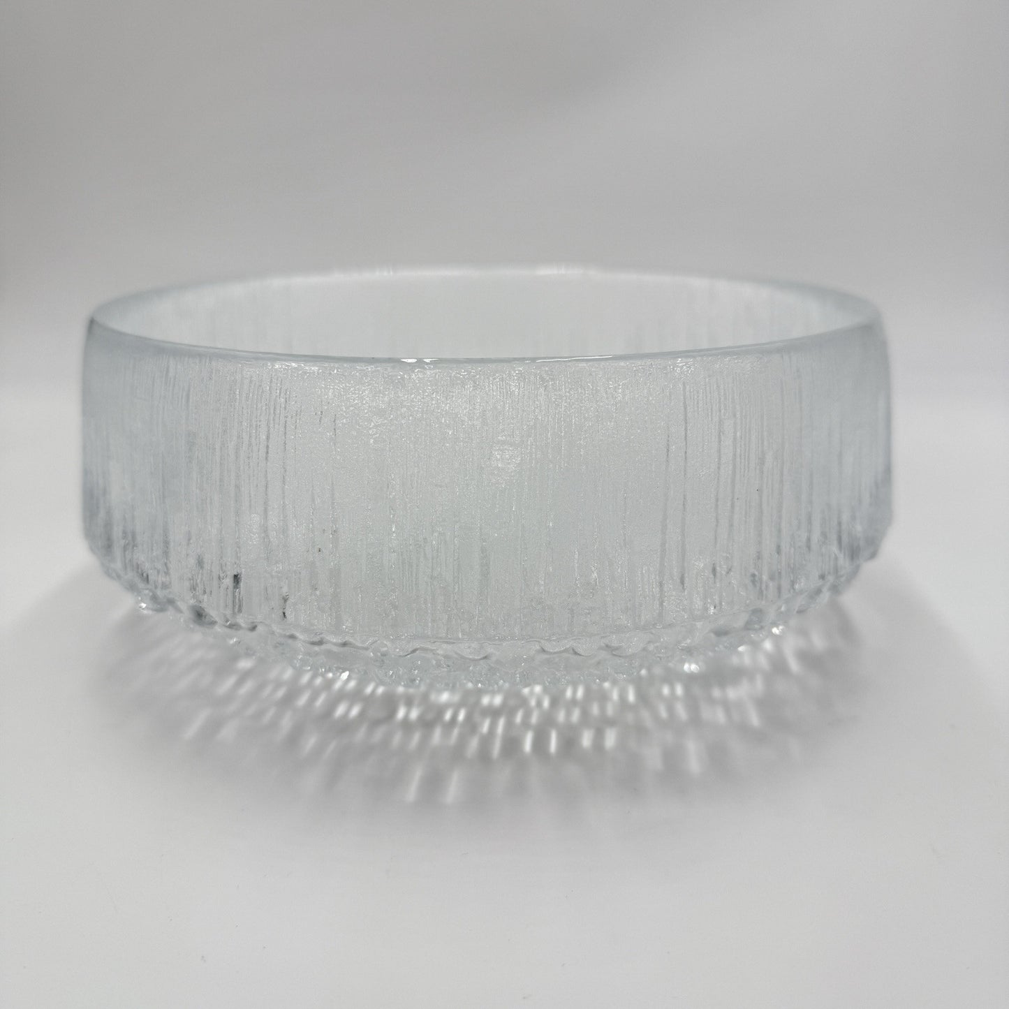 Iittala Ultima Thule Footed Glass Serving Bowl Tapio Wirkkala Finland /Tea Light