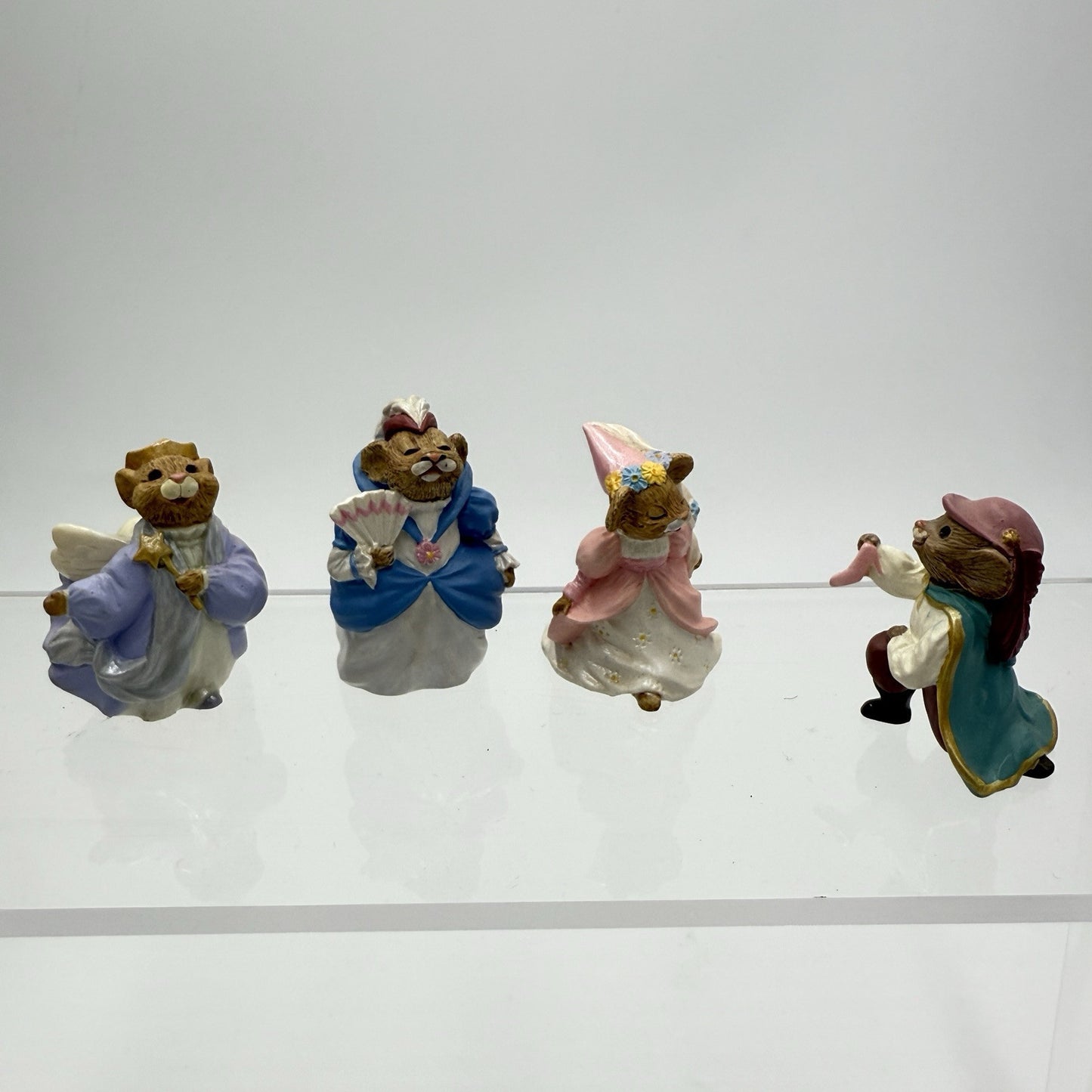 Hallmark Cards 1994 Cinderella Mice Figurines Miniature Set Disney