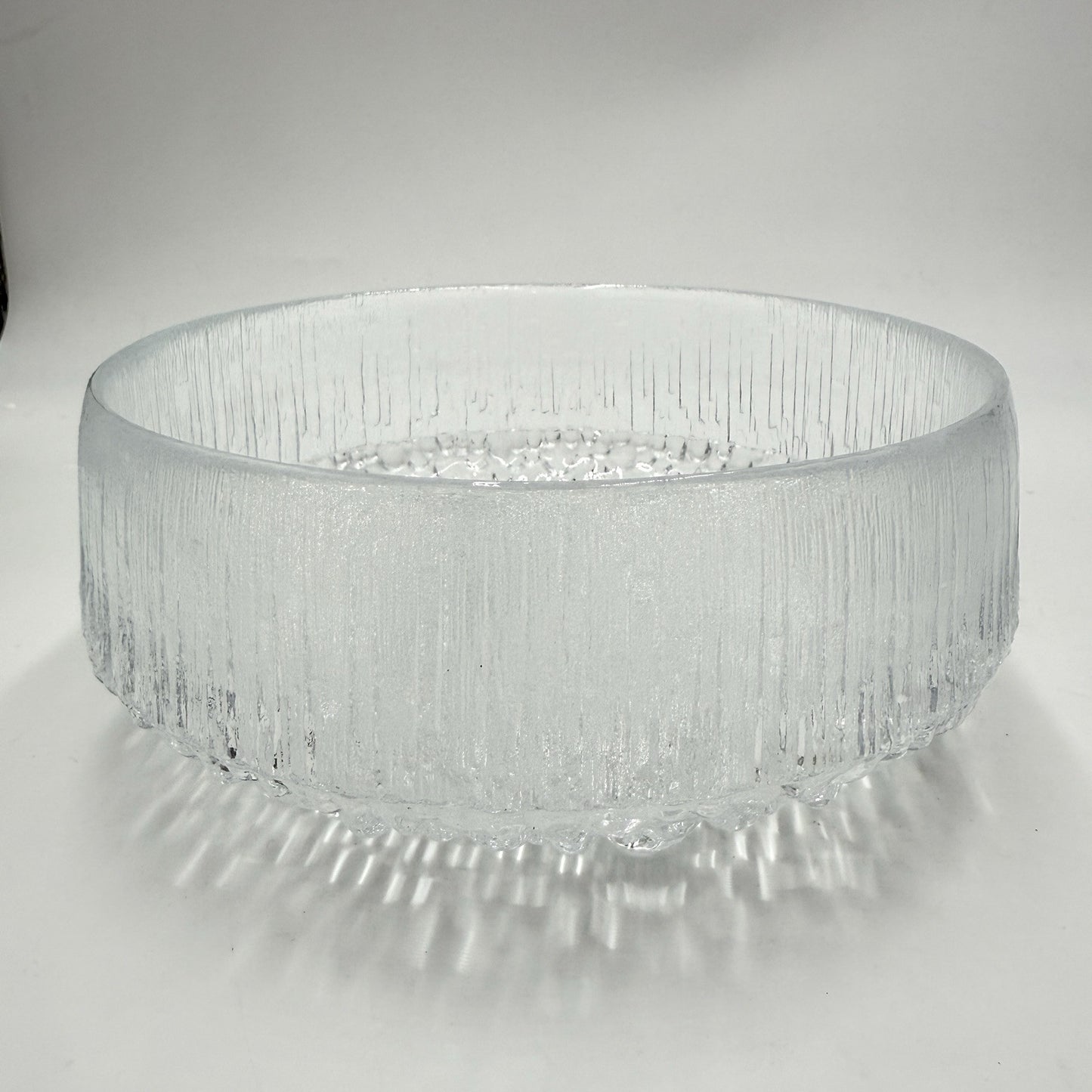 Iittala Ultima Thule Footed Glass Serving Bowl Tapio Wirkkala Finland /Tea Light