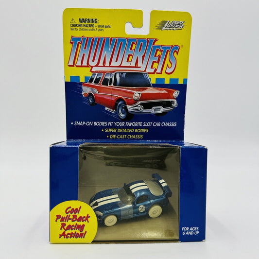 Johnny Lightning Aurora AFX TOMY Styl Slot Car Blue Dodge Diecast  1999 Sealed