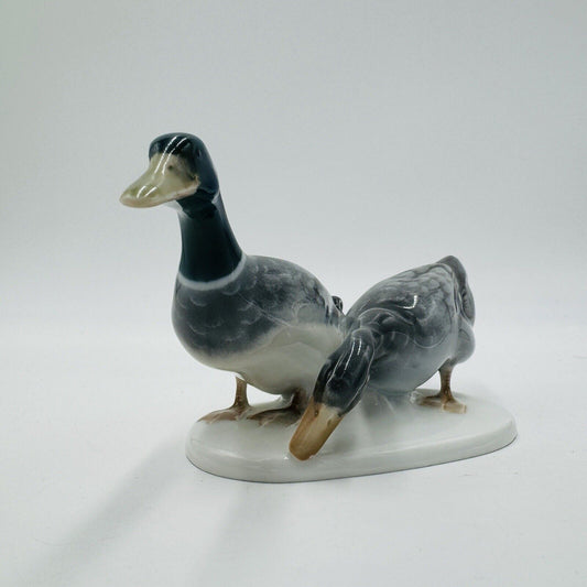 Vintage Rosenthal Porcelain Germany Himmelstoss ducks figurine 3” x 6”