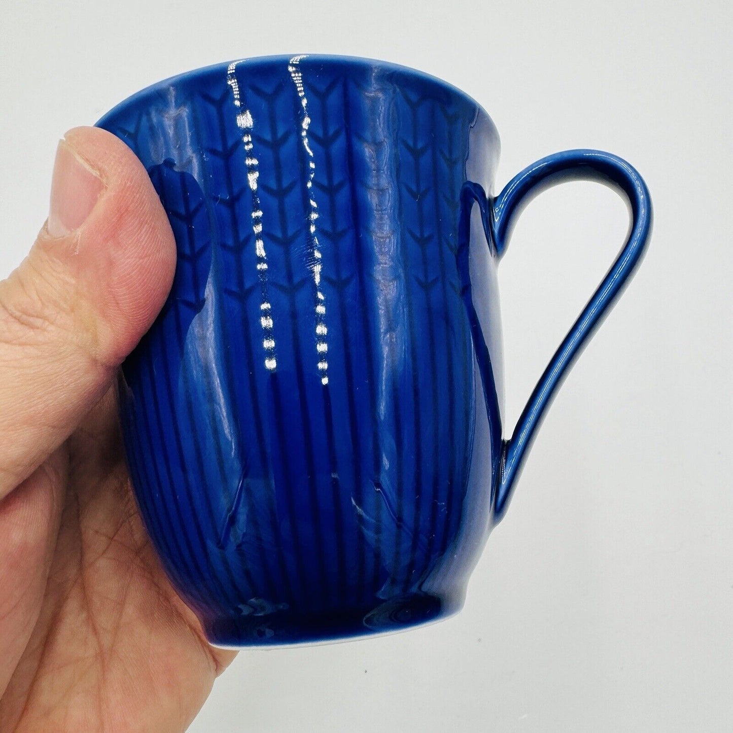 Vintage Rostrand Swedish Grace Ocean Sea cobalt Blue porcelain cup replacement