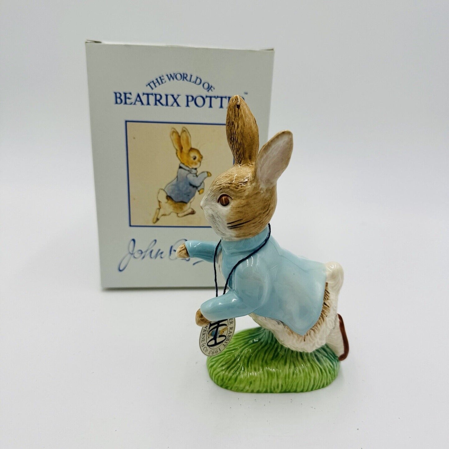 Vintage John Beswick Peter Rabbit 6.5” Porcelain 100 Figurine