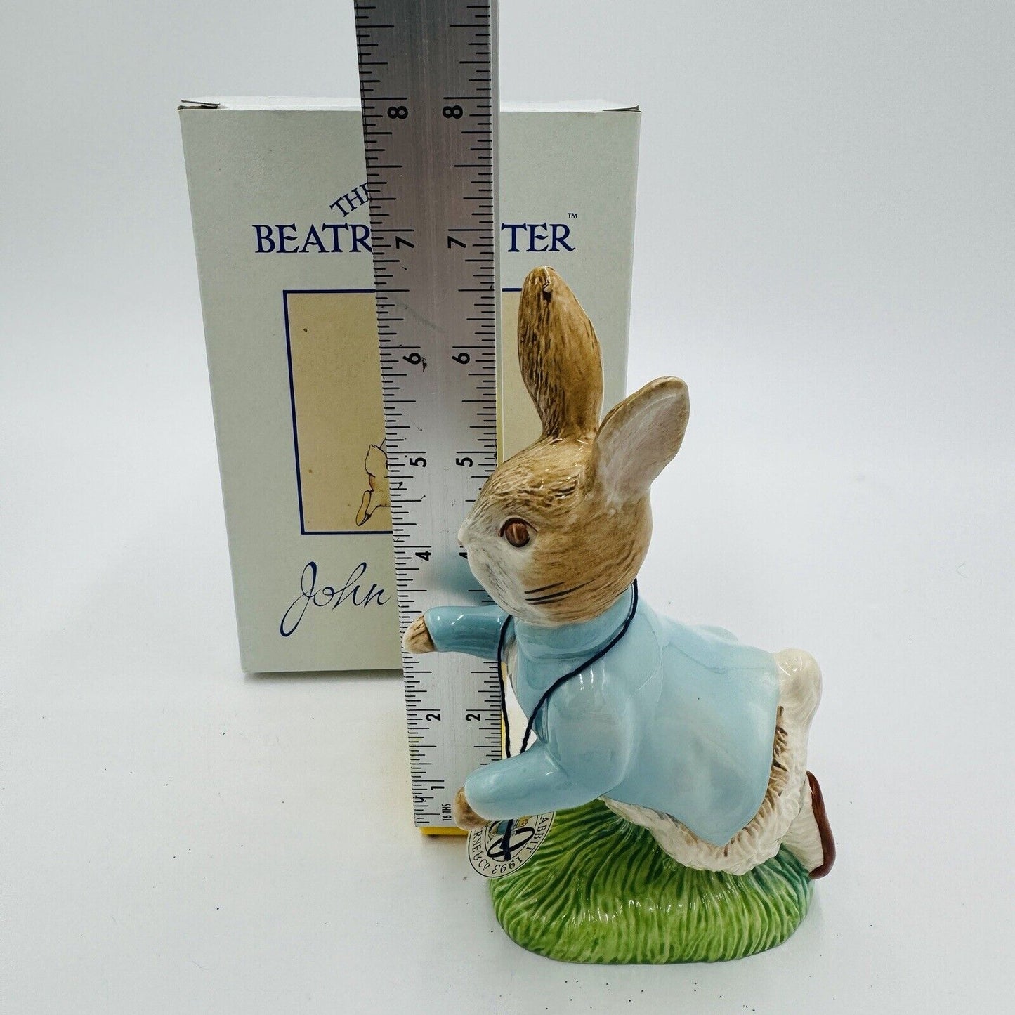 Vintage John Beswick Peter Rabbit 6.5” Porcelain 100 Figurine