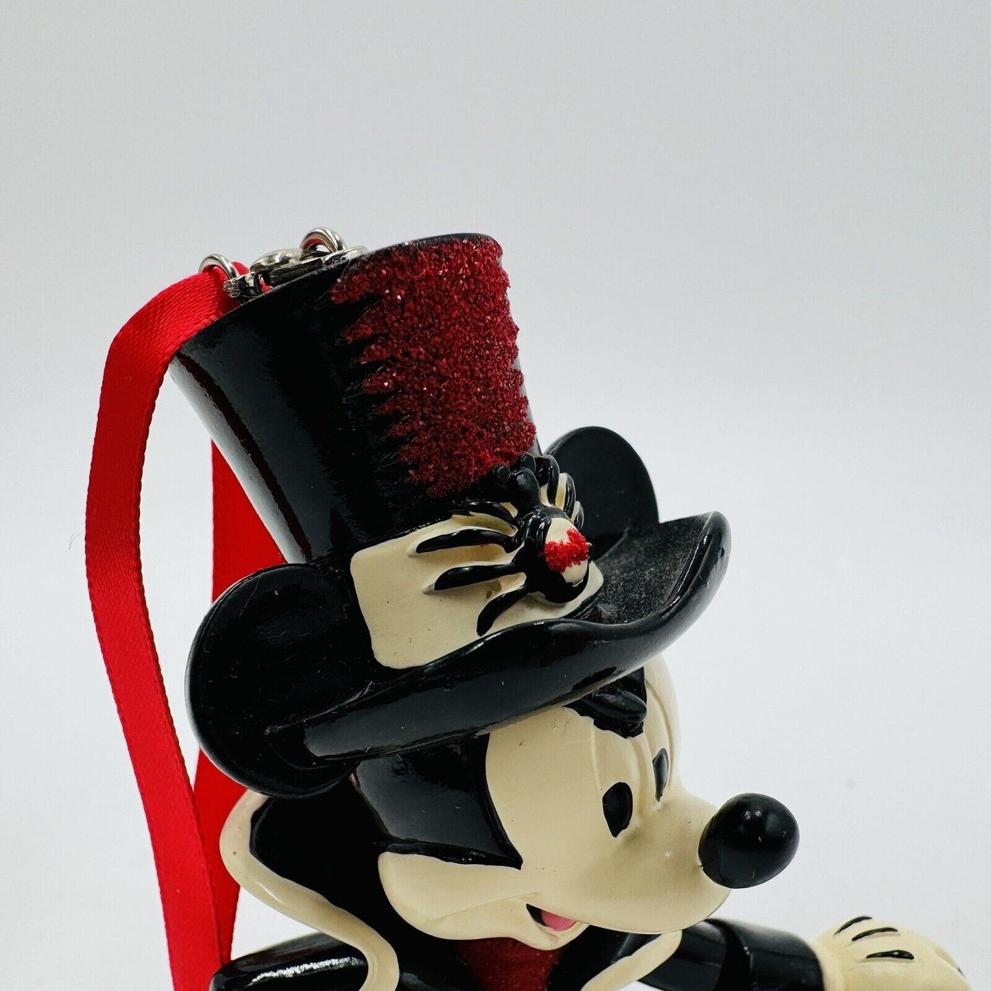 Disney Parks Halloween Mickey  Mouse Vampires Ornament 4” Porcelain Painted