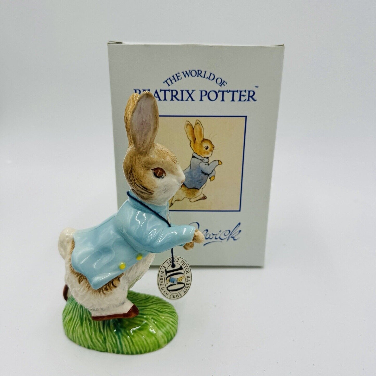 Vintage John Beswick Peter Rabbit 6.5” Porcelain 100 Figurine