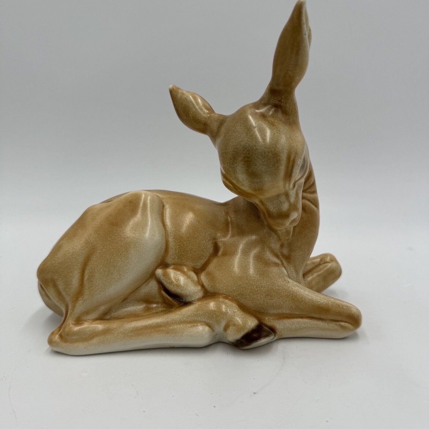 Vintage Poole Pottery England Deer Figurine Porcelain Bambi