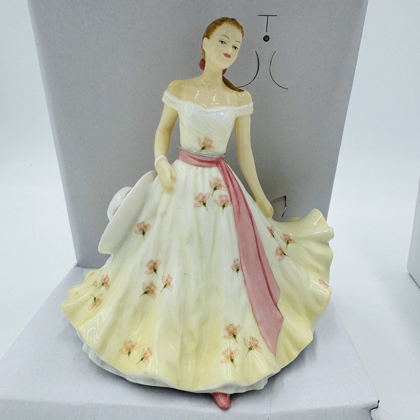 English Ladies Company Figurine With Love Petite Porcelain England D Smith