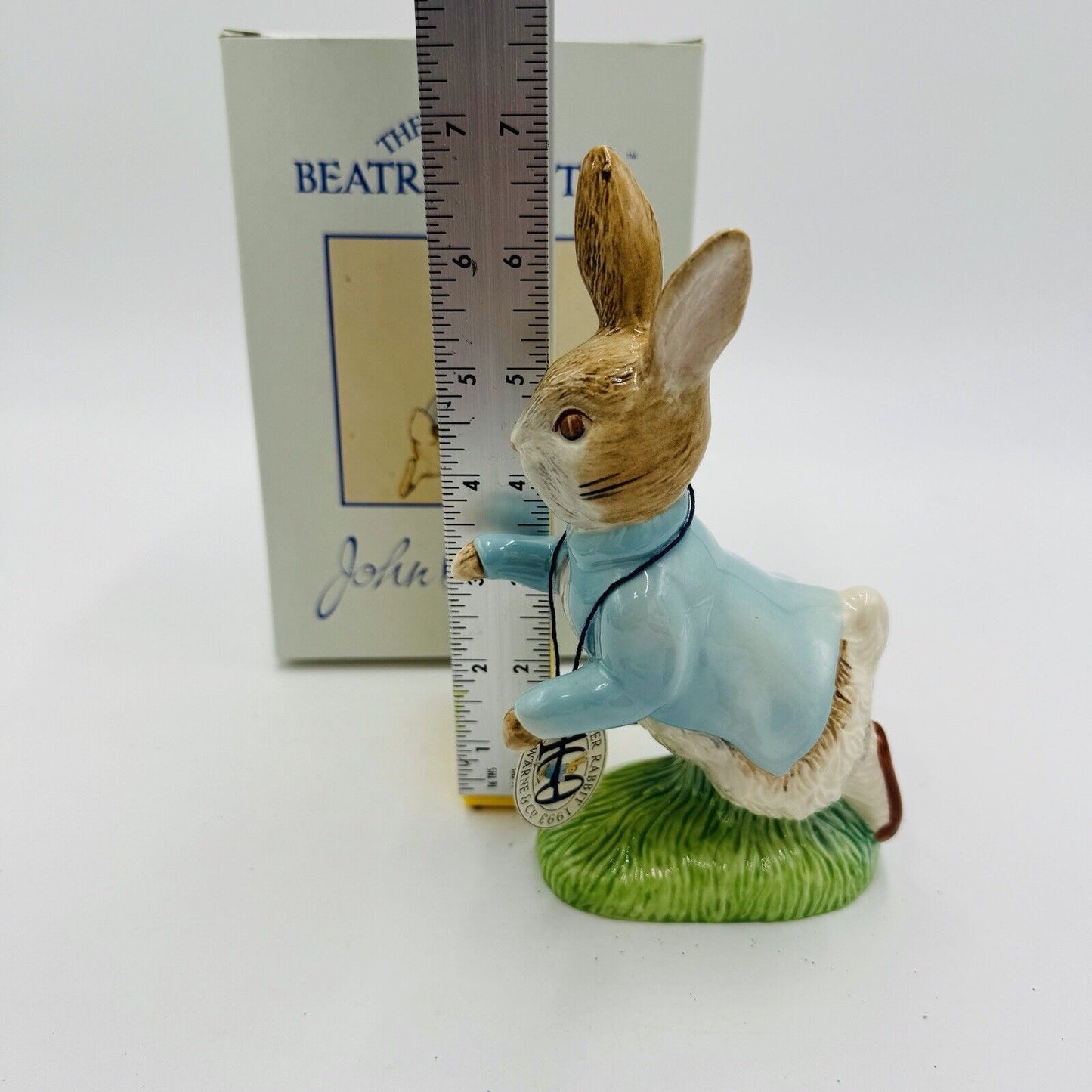 Vintage John Beswick Peter Rabbit 6.5” Porcelain 100 Figurine