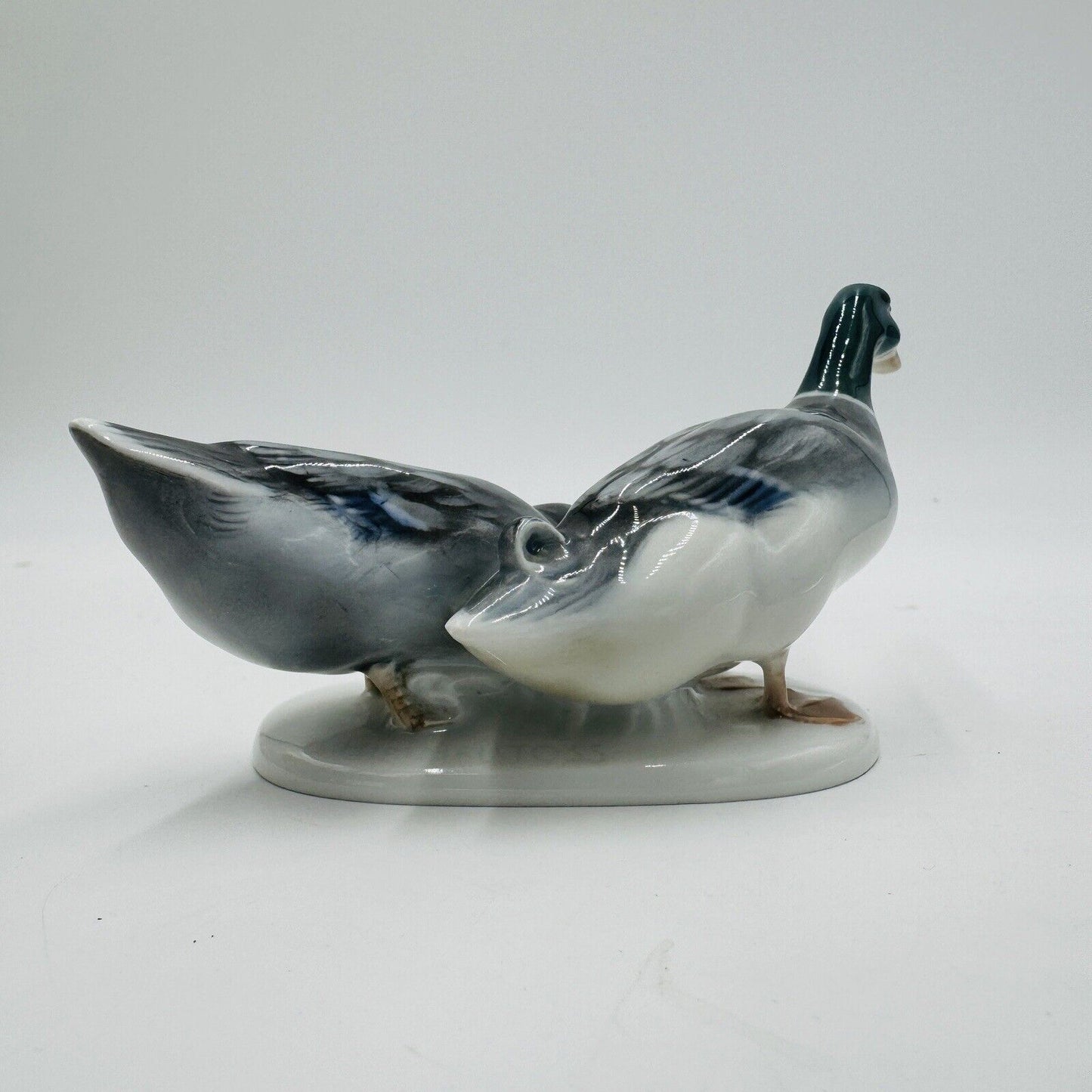 Vintage Rosenthal Porcelain Germany Himmelstoss ducks figurine 3” x 6”