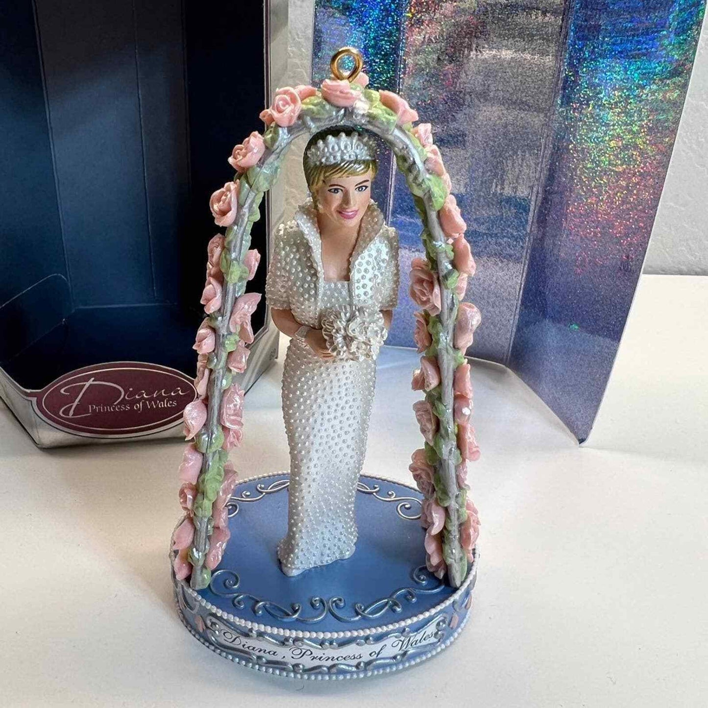 Carlton Cards Diana Ornament 10th Anniversary Princess Of Wales Heirloom 4.5in H