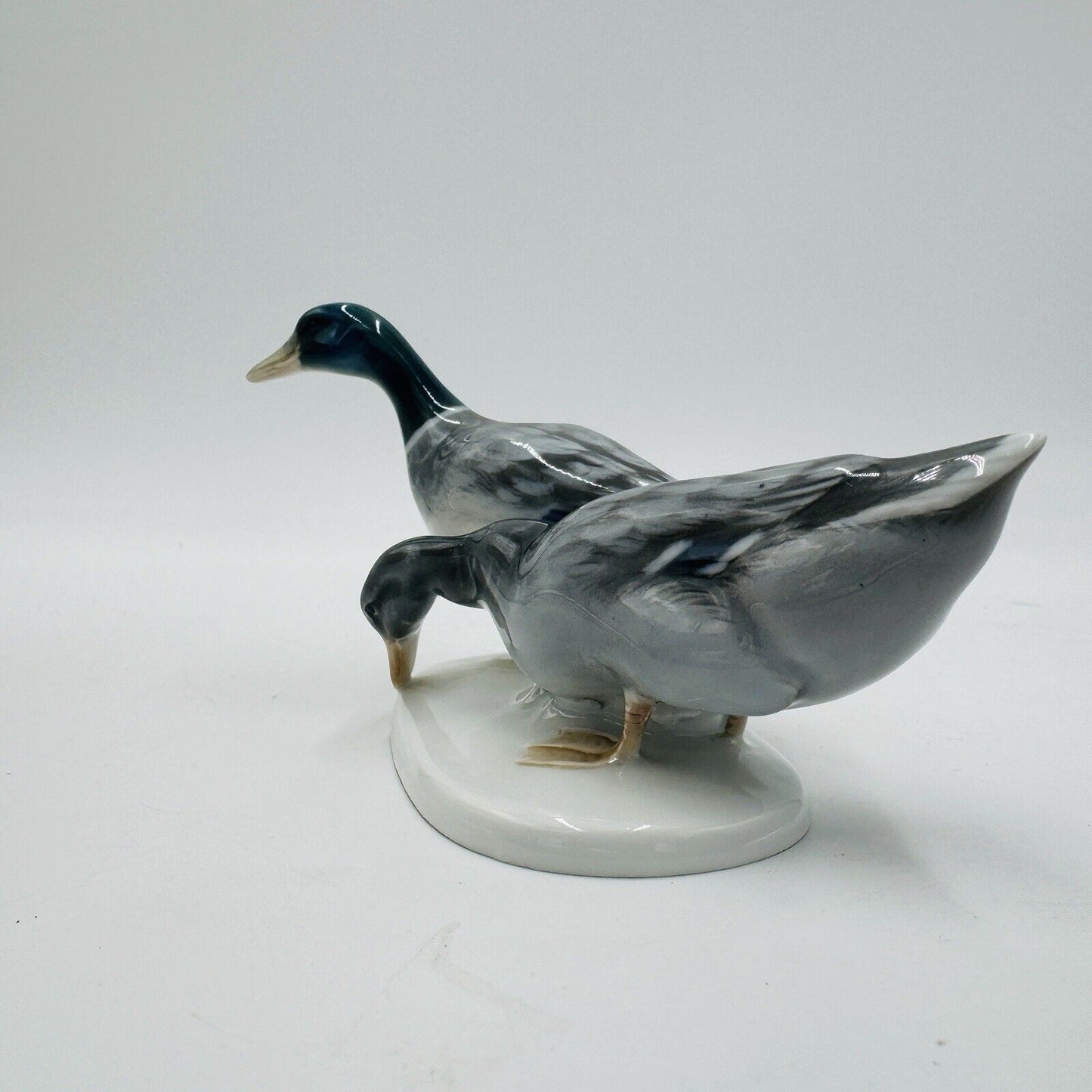 Vintage Rosenthal Porcelain Germany Himmelstoss ducks figurine 3” x 6”